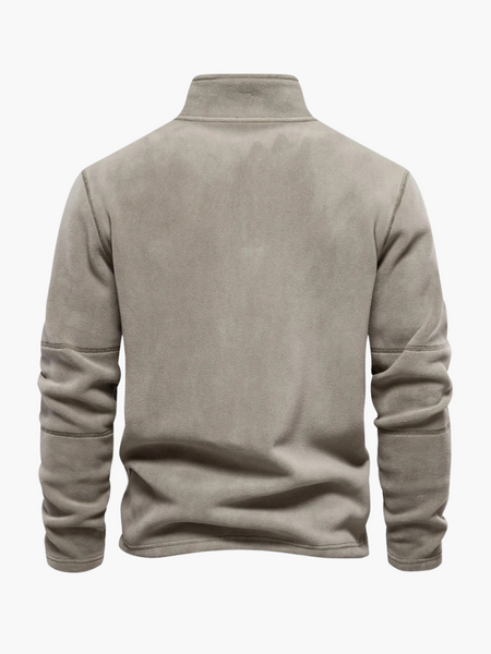 Modelagem elegante e tecido de fleece premium. Perfeito para clima frio com design minimalista e estilo Old Money.