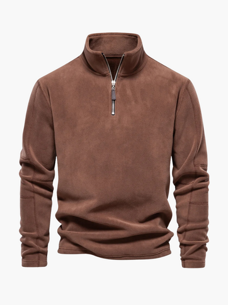 Casaco masculino com zíper, ideal para dias frios. Estilo Old Money com conforto premium e corte alinhado ao corpo.