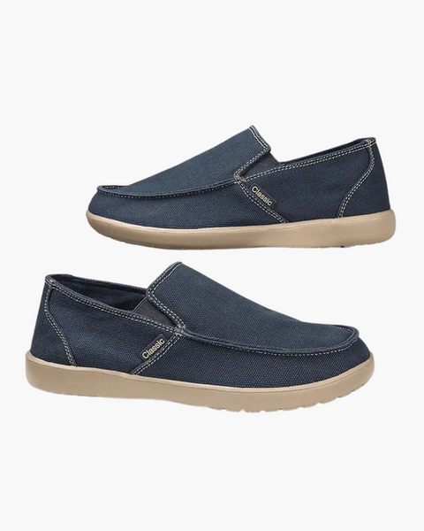 Tênis de lona masculina com estilo Old Money, ideal para dias quentes