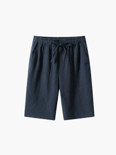 Bermuda vintage masculina inspirada no estilo europeu clássico.