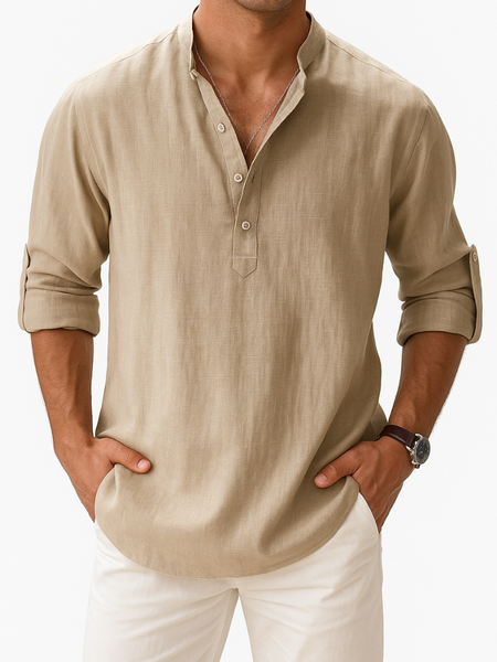 Modelo premium com corte casual refinado. Perfeita para composições old money e clima de meia-estação.