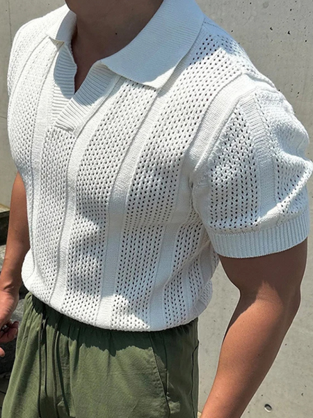 Polo masculina vintage inspirada no guarda-roupa aristocrático, tecido poliviscose, poliester.